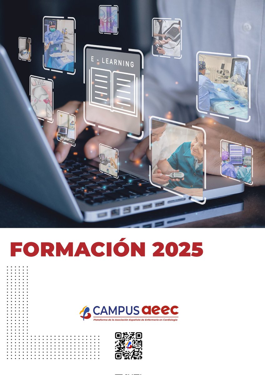 ¡Descubre el nuevo catálogo de formación 2025 de la <a href="/AEEC_enfcardio/">Asociacion Española de Enfermeria en Cardiologia</a>! 📚✨ Amplía tus conocimientos y potencia tu carrera de enfermera con su oferta de cursos especializados. Acceso al catálogo: campusaeec.com/documentos_pdf… 
¡El futuro empieza hoy! 
#enfermeria #cardiologia