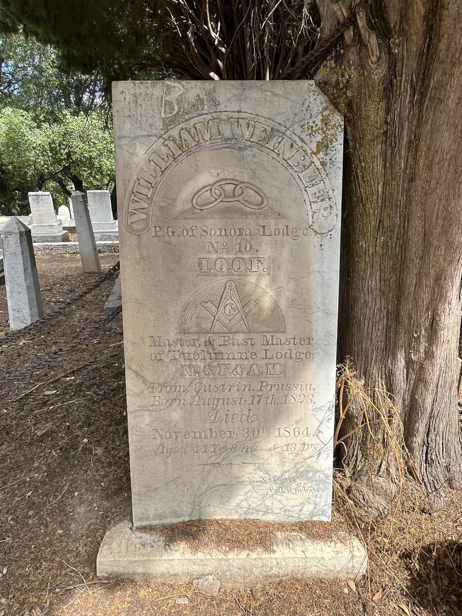 Day 24 is “Mason” for #31daysofgraves. This example is from the IOOF Cemetery in Sonora, California.