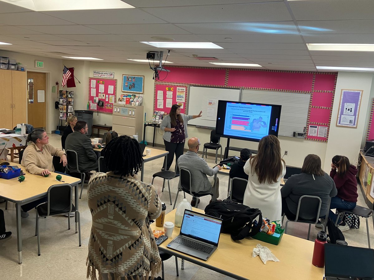 Educators from Hartford high schools came together for RISE-led PD, which was grounded in data and the importance of Grade 9. Teams focused on student engagement, belonging, and relationships, and identified change ideas for their schools using the R-I-S-E improvement process.