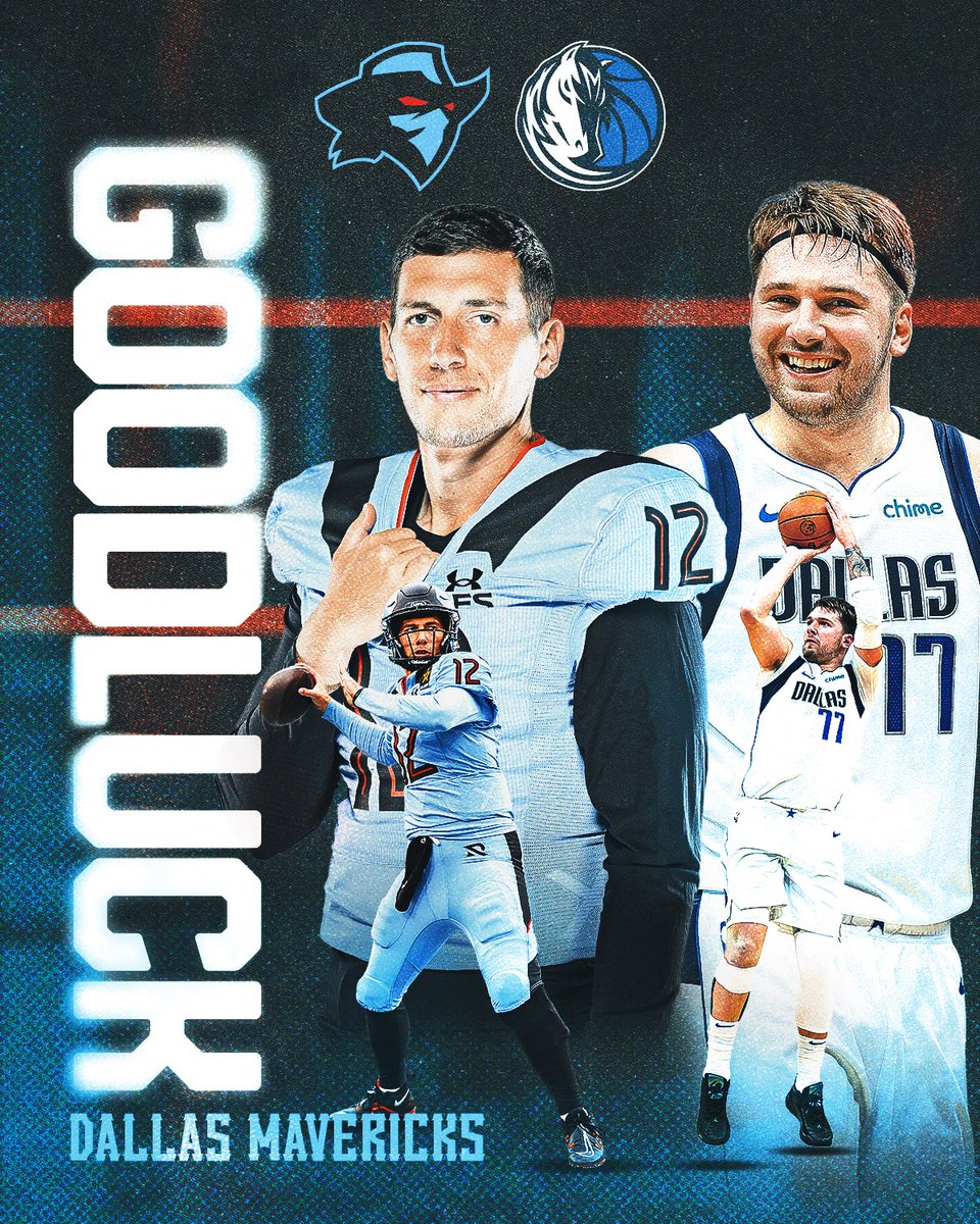 UFLRenegades's tweet image. You&apos;re up, @dallasmavs! Have a great season 🏆

#MFFL