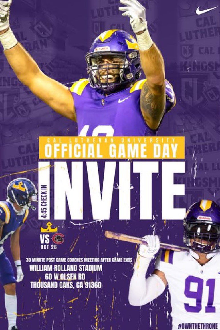 Tim Murphy (@tmurph06) on Twitter photo Excited to go see a game at <a href="/CLUSports/">Cal Lutheran Athletics</a> this weekend. Thank you to <a href="/CoachMeyer_/">Nick Meyer</a> for the invite. Can’t wait. Excited to go see a game at <a href="/CLUSports/">Cal Lutheran Athletics</a> this weekend. Thank you to <a href="/CoachMeyer_/">Nick Meyer</a> for the invite. Can’t wait.