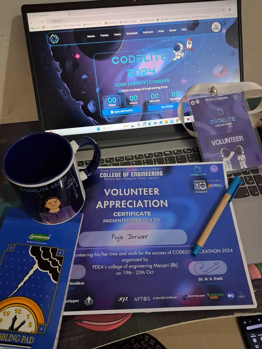 PujaJorwar's tweet image. 🚀Happy to have witnessed and the part of the incredible energy at the national #CodeLite Hackathon as a Volunteer! 
#hackthon