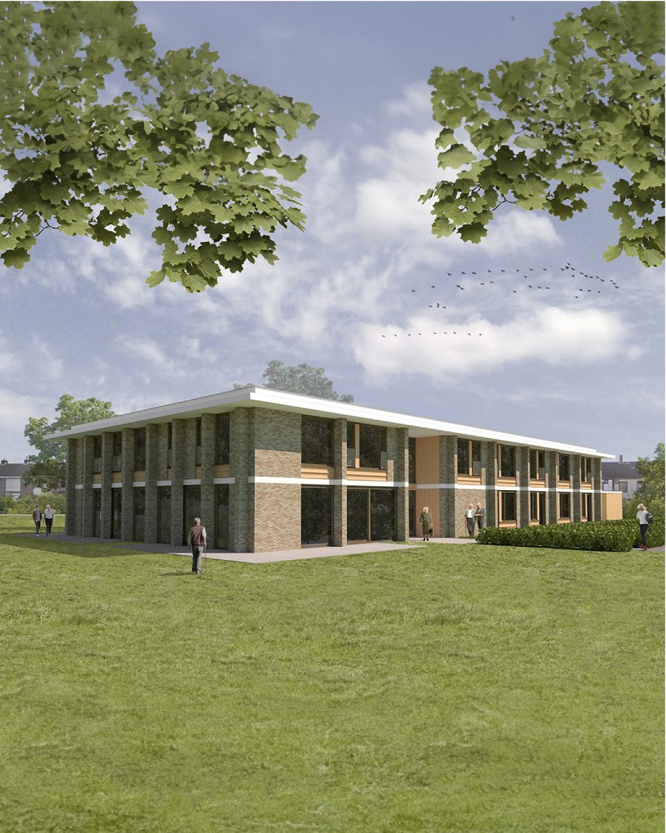 We’re excited to share a major milestone in our Het Gastenhuis Hoogeveen project! Today, we celebrated the official "eerste steenlegging" (first brick laying)… but since we’re further along, we marked it by placing the first window frame instead! A fun twist and a big moment!