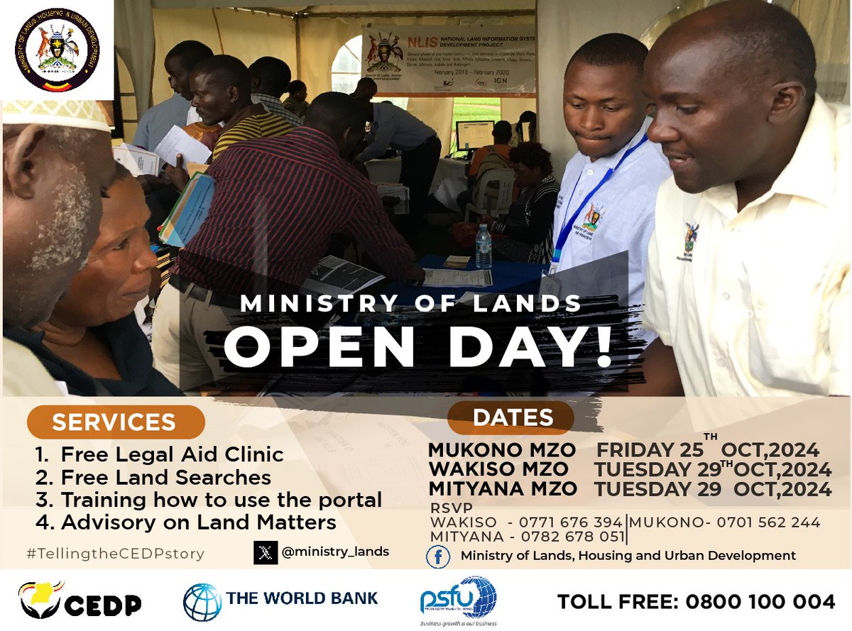 Ministry of Lands,Housing and Urban Development tweet media