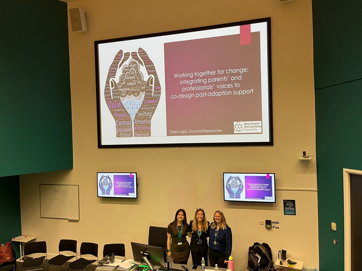 ZarahEve_'s tweet photo. It was a privilege to speak at yesterday's "Adoptive parenting: myths, challenges and contemporary perspectives" event, reflecting on all things lived experience (including my own)! A brilliantly organised and facilitated event by @ClaireLouPsych @HealthRI_MMU @ManMetDoctoral https://t.co/aRswXn5Kac