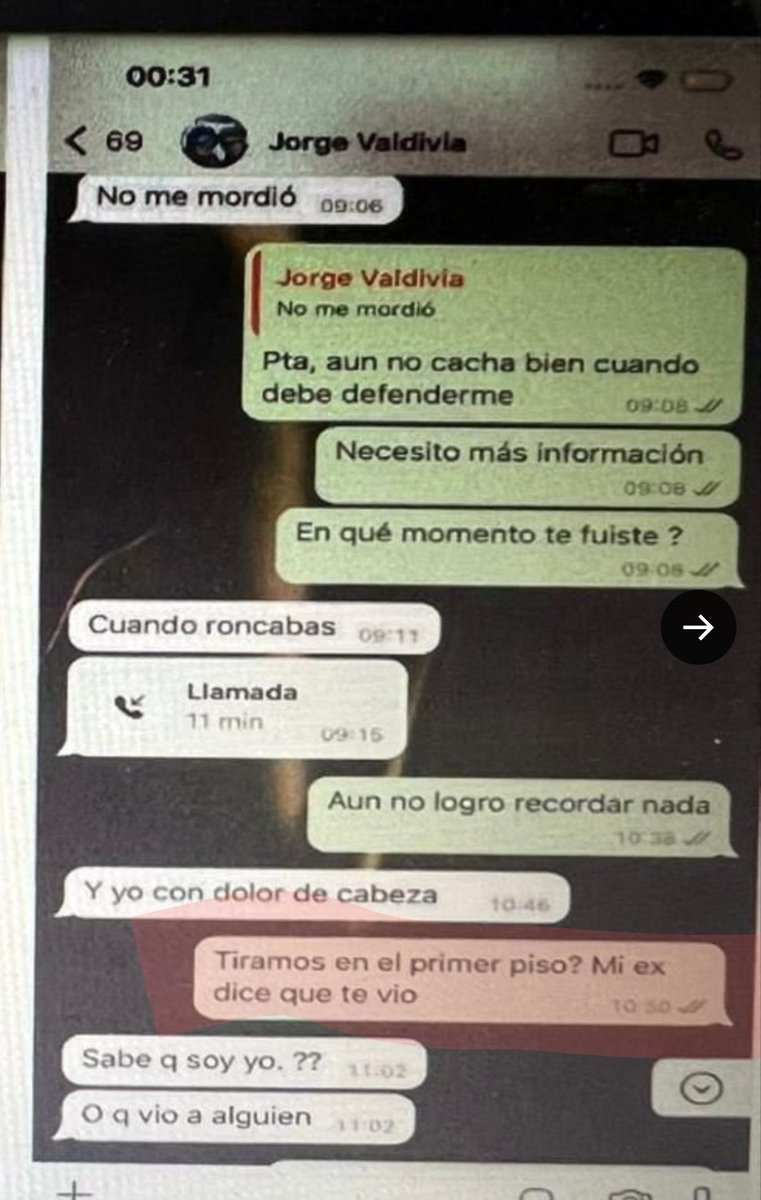 29Eloma's tweet photo. Al momento de ella escribir ,TIRAMOS,en la conversación con Jorge Valdivia se confirma que seria consensuado??? 🤔🤔#ContigoChv https://t.co/w3mHqFNNcO