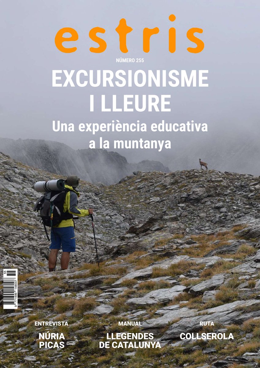 revistaEstris's tweet image. 🗞️Estrenem un nou disseny amb l'edició 255 de la @revistaestris, titulada '#Excursionisme i #lleure. Una experiència educativa a la #muntanya' ⛰️

🧵En aquest número trobareu: