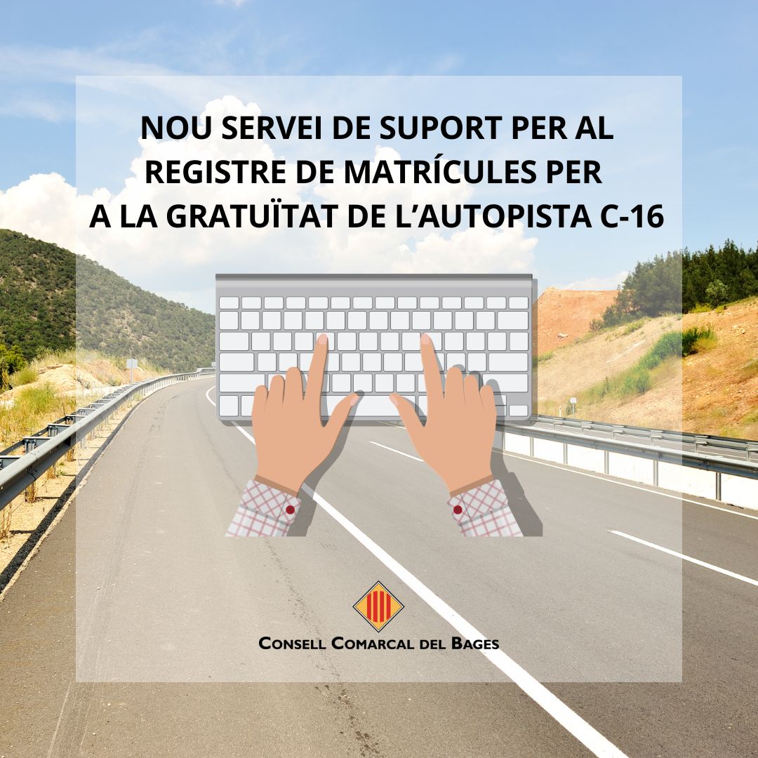 consellbages's tweet image. 👥 Estrenem un servei de suport per al registre de matrícules per a la gratuïtat de la #C16!
🙋 Us atenem de dilluns a divendres de 9 a 14 hores i les tardes de dilluns i dimecres de 16 a 18 hores 🕙