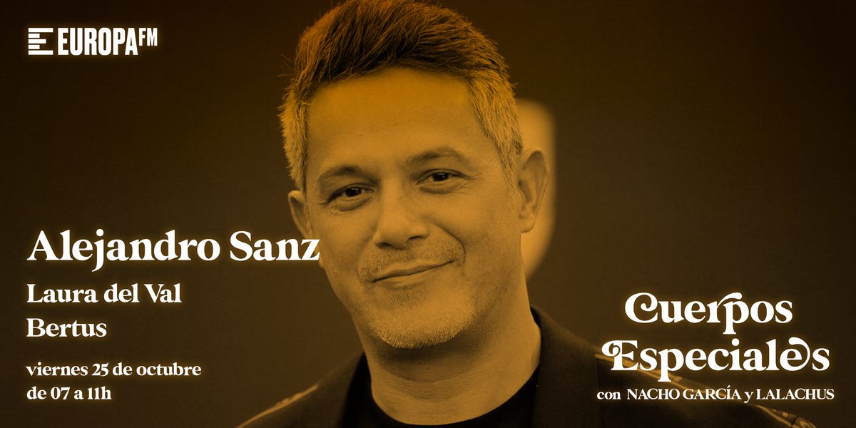 Mañana tendremos en Cuerpos Especiales a dos de las figuras más importantes de nuestra música: <a href="/DaniFdez/">Dani Fernández D.</a>, presentándonos 'La Jauría', y <a href="/AlejandroSanz/">Alejandro Sanz</a>, con 'Palmeras en el Jardín'!!

Además, Laura del Val reabrirá su consultorio legal y tendremos un nuevo Expediente <a href="/Berttuus/">Bertus</a>🤩