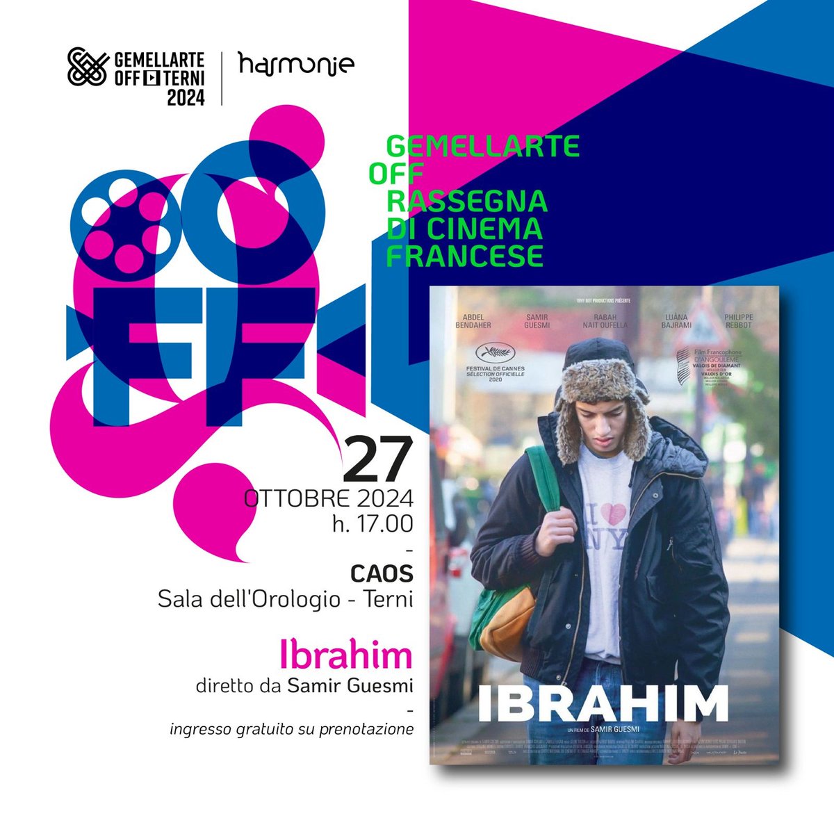 Domenica 27 ottobre, alle ore 17, ultima proiezione per #gemellarte Off 2024, la rassegna gratuita di #cinema francese sottotitolato in italiano organizzata da <a href="/GnMediaSrl/">GnMedia</a>  in collaborazione con <a href="/IF_Italia/">Institut français Italia</a> e con l’alto patrocinio de <a href="/FranceenItalie/">La France en Italie 🇫🇷🇪🇺</a>.