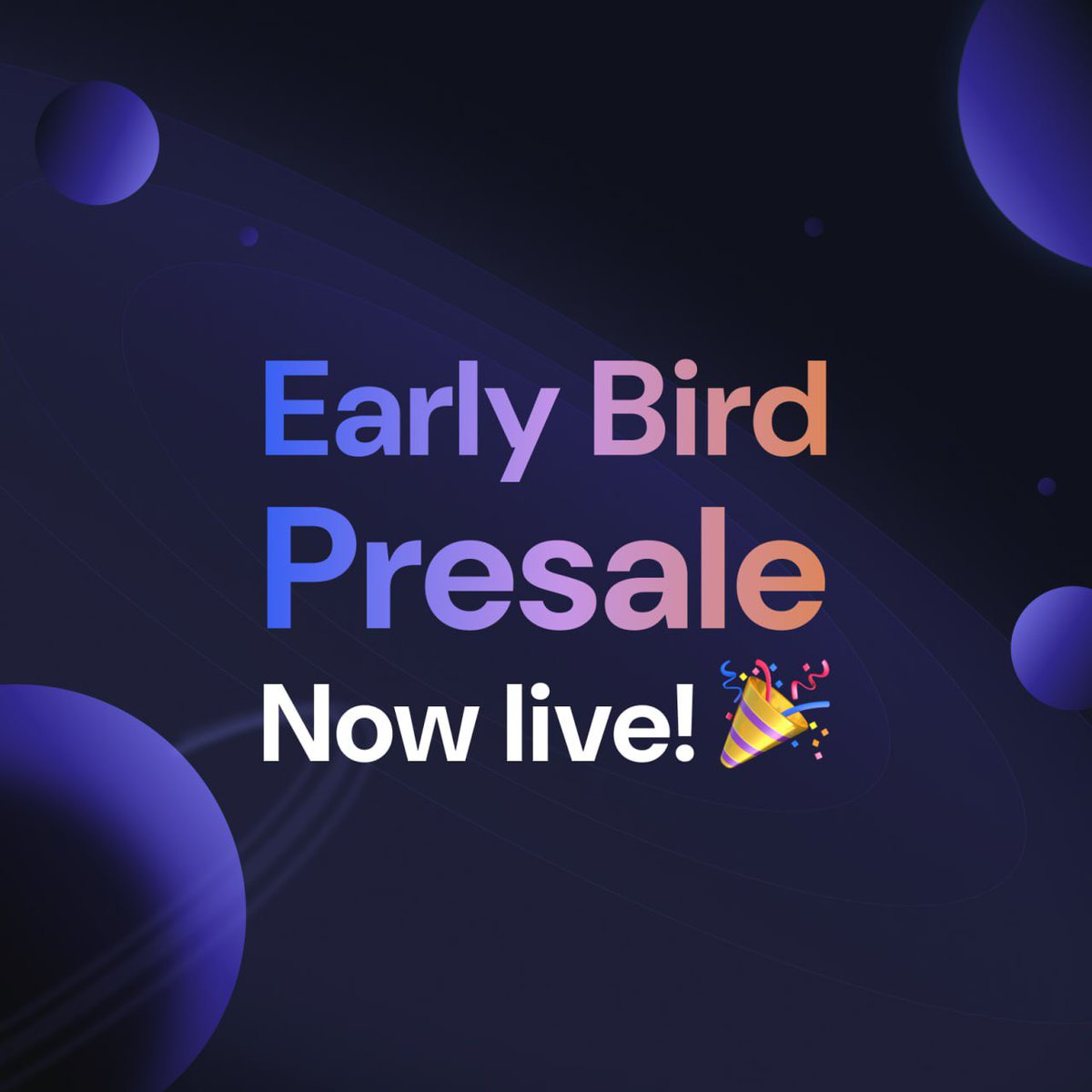 The official early bird presale is now live to the public🎉

Join us and be a part of the future of trading.

Presale Link: galaxy.inc