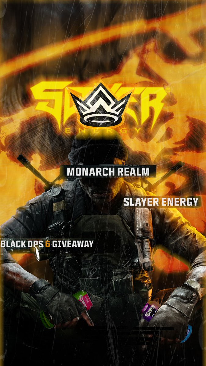 Happy #BlackOps Launch Day!

We've partnered up with <a href="/MonarchRealm/">Monarch</a> to giveaway a copy of the game!

All you have to do is 👇

- Follow <a href="/Slayerdrink/">Slayer Energy</a> and <a href="/MonarchRealm/">Monarch</a> 
- Like, retweet and tag 1 friend
- Screenshot your cart with the flavours of your choice here: