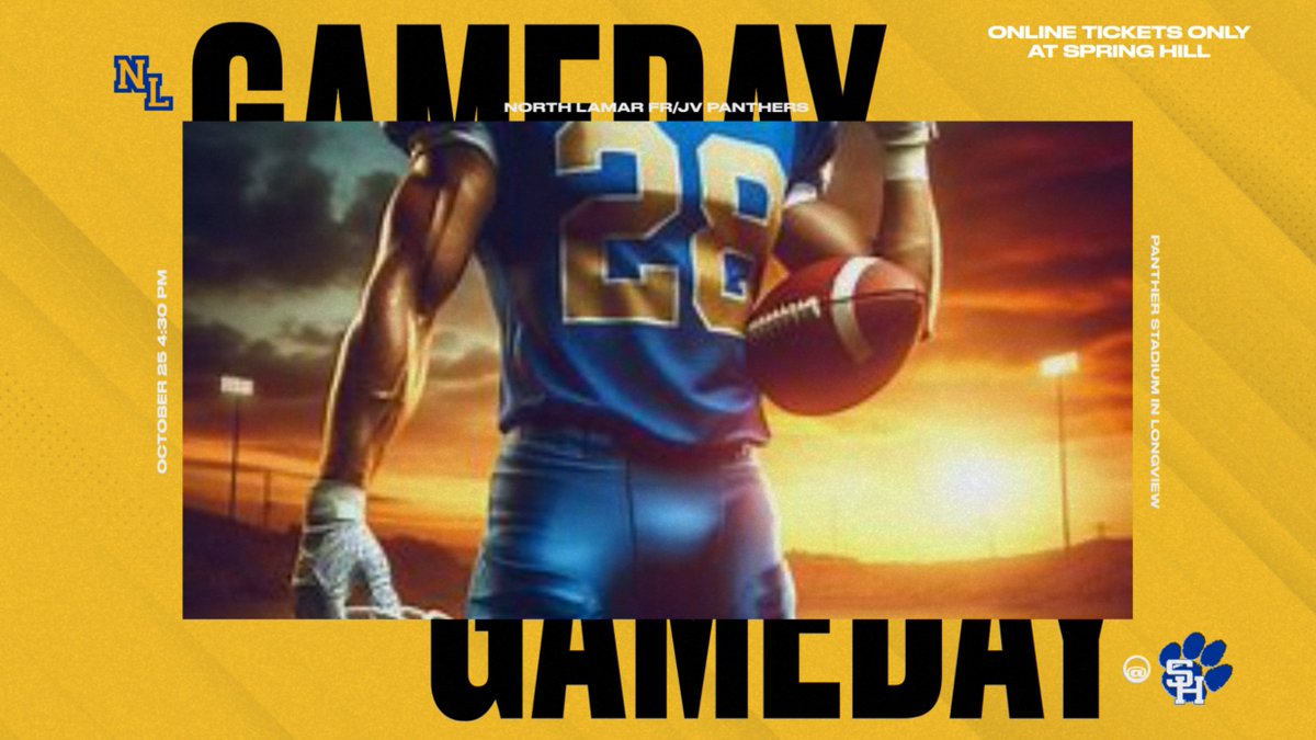 Freshman and JV, combined team, will play at Spring Hill today.  Game starts at 5:30 pm.  Tickets must be purchased online at gofan.co/app/school/TX2…