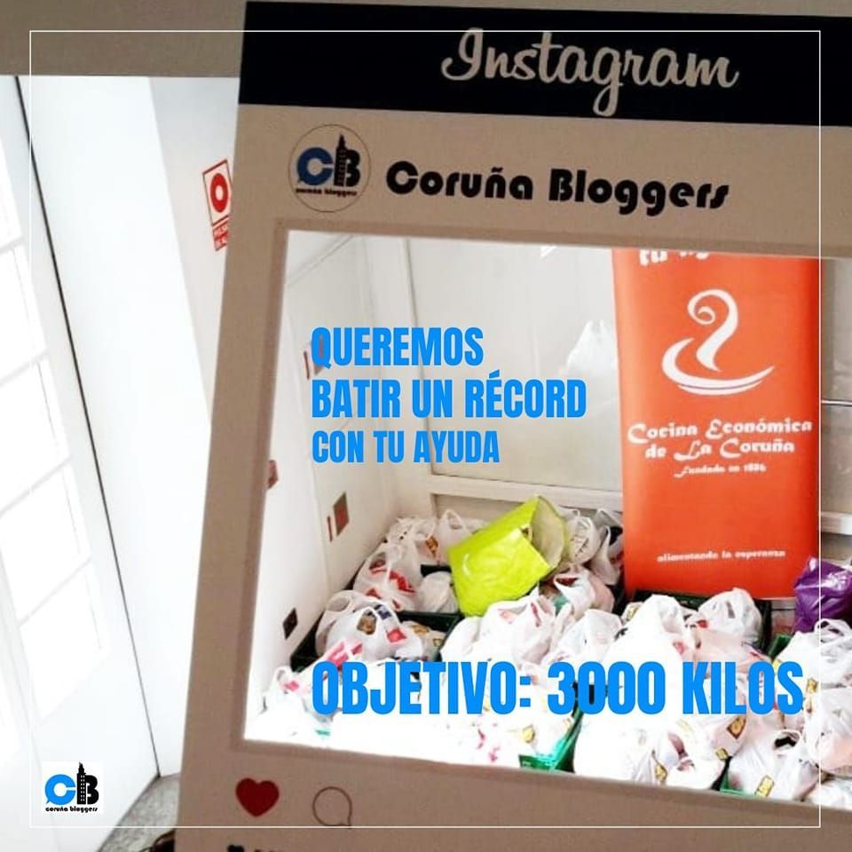 💥 Estamos a puntito de llegar a los 3.000 kilos de comida entregados en la Cocina Económica de A Coruña.

❓ ¿Lo conseguiremos el 31 de octubre?

🤜 🤛 Con vuestra ayuda, estamos seguros de que sí.