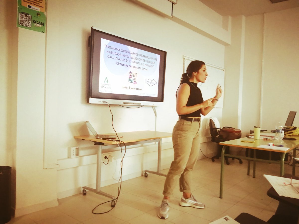 Primera sesión del curso Habilidades Metalingüísticas en E. Infantil y 1°ciclo de E. Primaria- Programa Comunicarnos. Arrancamos con Mariana Martín Castillo.
<a href="/CEPdeSevilla/">CEP de Sevilla</a> <a href="/FormacProfAnd/">Servicio de Planes de Formación</a> <a href="/siembraestrell1/">siembraestrellas🍏💚🌈</a>