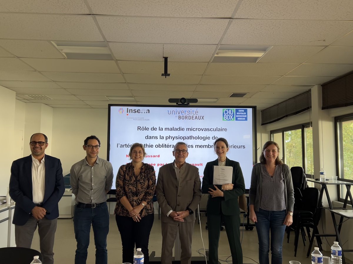 Inserm U1034 - Biology of Cardiovascular Diseases (@insermu1034) on Twitter photo Congratulations to <a href="/FoussardNinon/">Foussard Ninon</a> for her remarkable thesis defense last week ! 🧑🎓We wish you the very best on your next adventure ! Congratulations to <a href="/FoussardNinon/">Foussard Ninon</a> for her remarkable thesis defense last week ! 🧑🎓We wish you the very best on your next adventure !