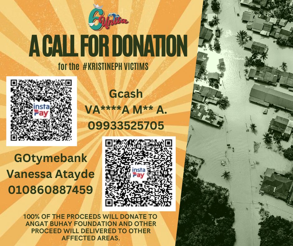 mokugekishanews's tweet photo. PSA: @6unita_official announced that they opened a donation drive for #KristinePH-affected areas. You may donate through the following details posted below. 

They are also accept in-kind donations, including food and water, hygiene kits, and other essentials.

#MNL48 https://t.co/EXpl36NTyM