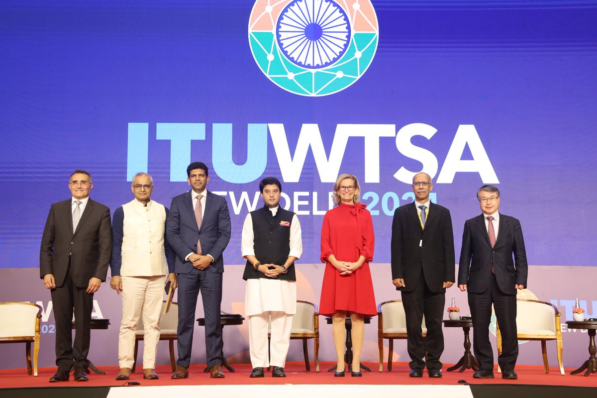 PemmasaniOnX's tweet image. As the World Telecommunication Standardization Assembly, first ever in Asia, comes to a close in Delhi, it again underlines the growing global stature of India.

Attended the closing ceremony of this most successful event, in terms of participation and outcome.

#IMC2024 #WTSA24