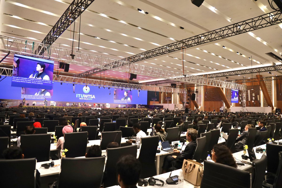 PemmasaniOnX's tweet image. As the World Telecommunication Standardization Assembly, first ever in Asia, comes to a close in Delhi, it again underlines the growing global stature of India.

Attended the closing ceremony of this most successful event, in terms of participation and outcome.

#IMC2024 #WTSA24