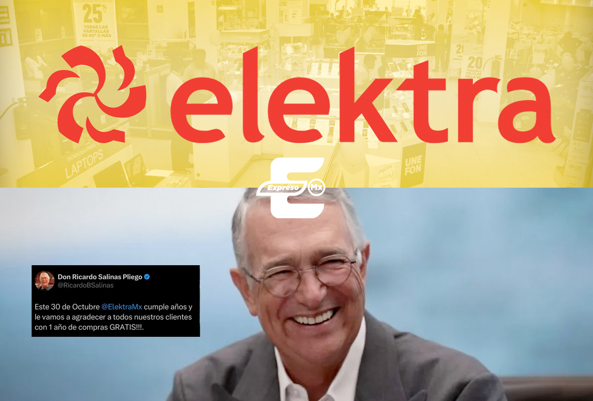 🛍️ ¡Increíble noticia! 🛍️ En celebración del 74º aniversario de tiendas Elektra, el empresario <a href="/RicardoBSalinas/">Don Ricardo Salinas Pliego</a>  ha lanzado una dinámica que te da la oportunidad de ganar un año de compras ¡totalmente gratis! 🎉