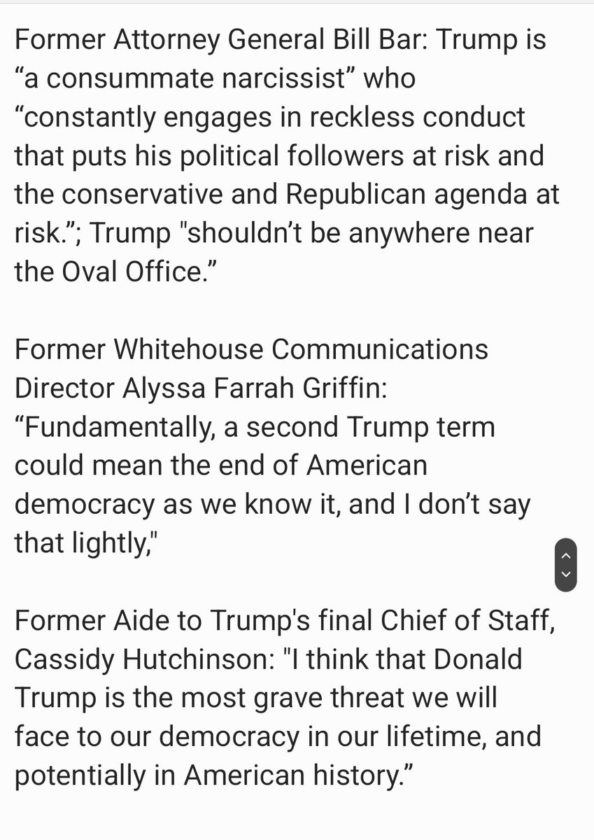 Robert Warns (@bobbywarnsiii) on Twitter photo <a href="/AntiWokeLib/">Anti-Woke Liberals: The REAL Left is Anti-Woke</a> <a href="/CathyYoung63/">Cathy Young 🇺🇸🇺🇦🇮🇱🇬🇪</a> Please, read the words of lifelong Republicans who Trump appointed to the most powerful positions of his government and who he worked with closely for years. <a href="/AntiWokeLib/">Anti-Woke Liberals: The REAL Left is Anti-Woke</a> <a href="/CathyYoung63/">Cathy Young 🇺🇸🇺🇦🇮🇱🇬🇪</a> Please, read the words of lifelong Republicans who Trump appointed to the most powerful positions of his government and who he worked with closely for years.
