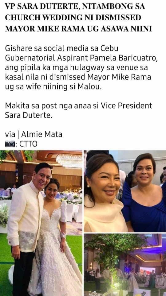 Jade_rabbit0909's tweet photo. @PingpingTweets @indaysara @attyharryroque @srsasot_ @maltiq @smninews @_PulsoNgBayan Surprise! Nag attend ng wedding 🥴 hayahay in difficult times #NasaanAngPangalawangPangulo #SaraInutil https://t.co/7YKMd2pzni