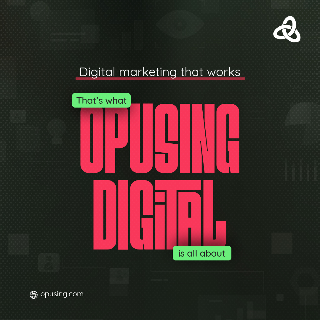 OpusingDigital's tweet image. Digital marketing should be straightforward and effective—and that’s exactly what we aim for. We’re dedicated to creating solutions that don’t just look good but actually drive results. 

Have a chat with our experts to know more lnkd.in/g82j2YJ6

#OpusingDigital