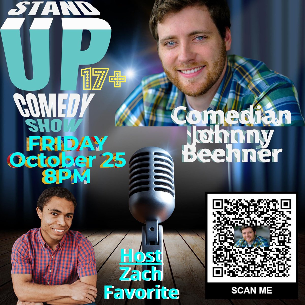 Aztec Shawnee Theater (@aztecshawnee) on Twitter photo FRIDAY, Oct 25 @ 8pm 😆👏🤣
😂Comedian Johnny Beehner with 😂Host Zach Favorite
<a href="/johnnycomic/">Johnny Beehner</a> <a href="/zachfcomedy/">Zach Favorite</a>
😂👉2️⃣1️⃣21 or older to drink
😂👉👉1️⃣7️⃣17 or older to attend
🎟️👇aztecshawneetheater.ticketspice.com/comedy-night-1…
😂Comfy theater seats, full bar
🍺🥤& snacks🍿🍫 in lobby
#LIVEcomedy #shawneeks FRIDAY, Oct 25 @ 8pm 😆👏🤣
😂Comedian Johnny Beehner with 😂Host Zach Favorite
<a href="/johnnycomic/">Johnny Beehner</a> <a href="/zachfcomedy/">Zach Favorite</a>
😂👉2️⃣1️⃣21 or older to drink
😂👉👉1️⃣7️⃣17 or older to attend
🎟️👇aztecshawneetheater.ticketspice.com/comedy-night-1…
😂Comfy theater seats, full bar
🍺🥤& snacks🍿🍫 in lobby
#LIVEcomedy #shawneeks