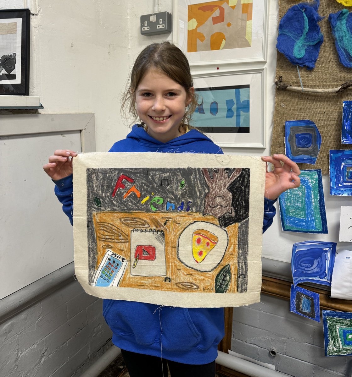 inrainbows_Bec's tweet photo. Amazing last session with Y4,5 and 6. We made these beautiful pieces based on Cynefin all ready for next months exhibition at the memo in Barry🥰 @CadoxtonPS https://t.co/Jakd49PhTB