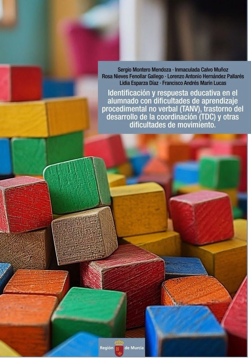 Inclusiva Región de Murcia (@inclusivarm) on Twitter photo 📢 Novedad: "Identificación y respuesta educativa en el alumnado con dificultades de aprendizaje procedimental no verbal (TANV), trastorno del desarrollo de la coordinación (TDC) y otras dificultades de movimiento" <a href="/p_educativas/">PublicacionesEDUCARM</a> <a href="/Educarm/">Educarm</a> Disponible en👉 inclusivarm.com/publicaciones/… 📢 Novedad: "Identificación y respuesta educativa en el alumnado con dificultades de aprendizaje procedimental no verbal (TANV), trastorno del desarrollo de la coordinación (TDC) y otras dificultades de movimiento" <a href="/p_educativas/">PublicacionesEDUCARM</a> <a href="/Educarm/">Educarm</a> Disponible en👉 inclusivarm.com/publicaciones/…