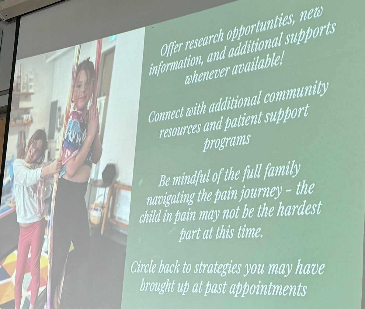 Fiona Campbell, MD (@drfcampbell) on Twitter photo Inspiring talk <a href="/Paedpainevent/">Ontario Paediatric Chronic Pain Education Event</a> by parent of a child w #PedsPain, sharing words of wisdom for health professionals on what THEY wish WE would do.
#OCPN10yearsofpain Inspiring talk <a href="/Paedpainevent/">Ontario Paediatric Chronic Pain Education Event</a> by parent of a child w #PedsPain, sharing words of wisdom for health professionals on what THEY wish WE would do.
#OCPN10yearsofpain