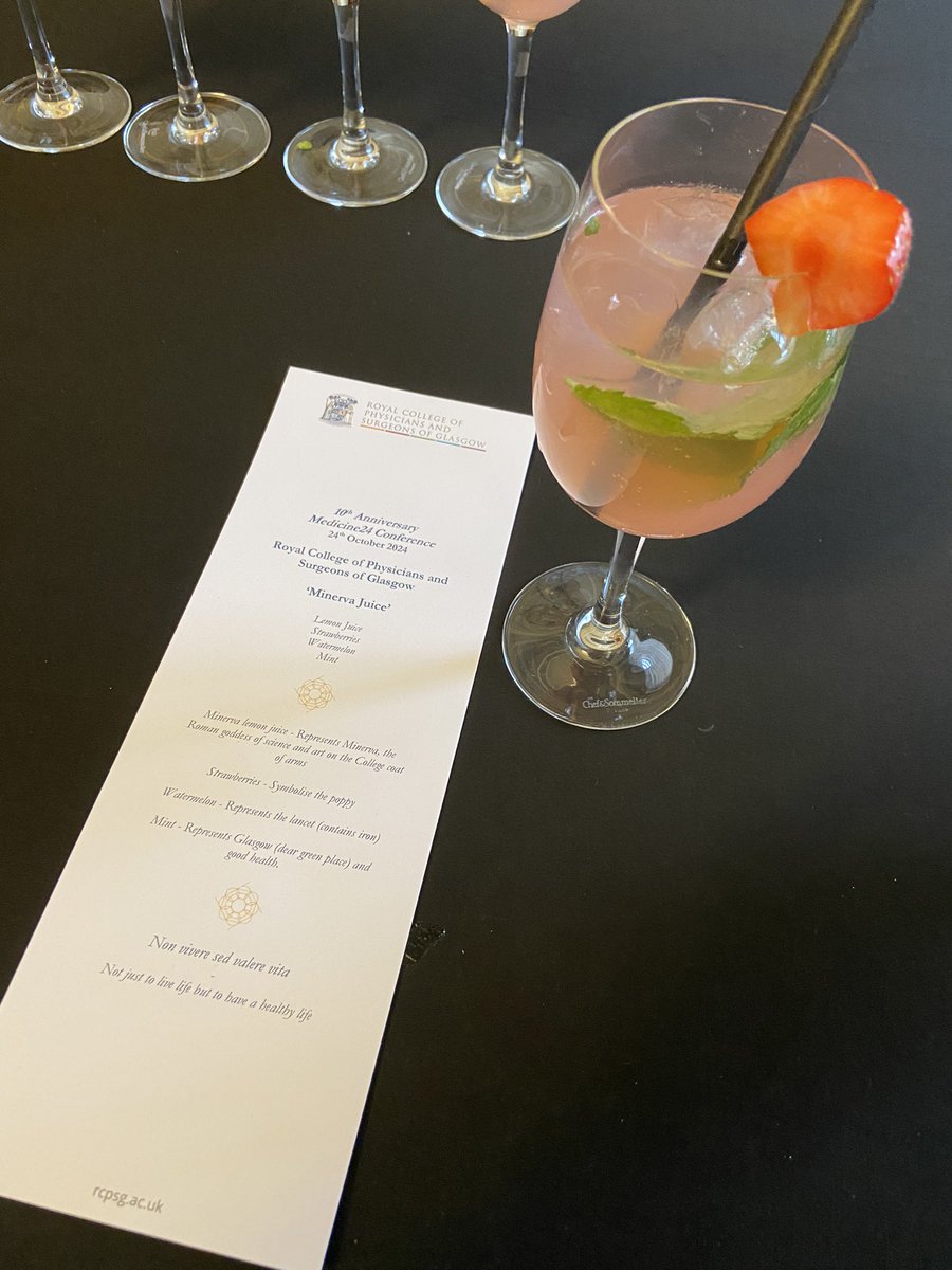 Emily Turner (@dremilyturner) on Twitter photo Another reason why I love <a href="/rcpsglasgow/">Royal College of Physicians & Surgeons of Glasgow</a> - mocktails at conferences! Honoured to play a small part in the 10 year celebrations and represent @RCPSGTrainees at day 1 of Medicine24! Another reason why I love <a href="/rcpsglasgow/">Royal College of Physicians & Surgeons of Glasgow</a> - mocktails at conferences! Honoured to play a small part in the 10 year celebrations and represent @RCPSGTrainees at day 1 of Medicine24!
