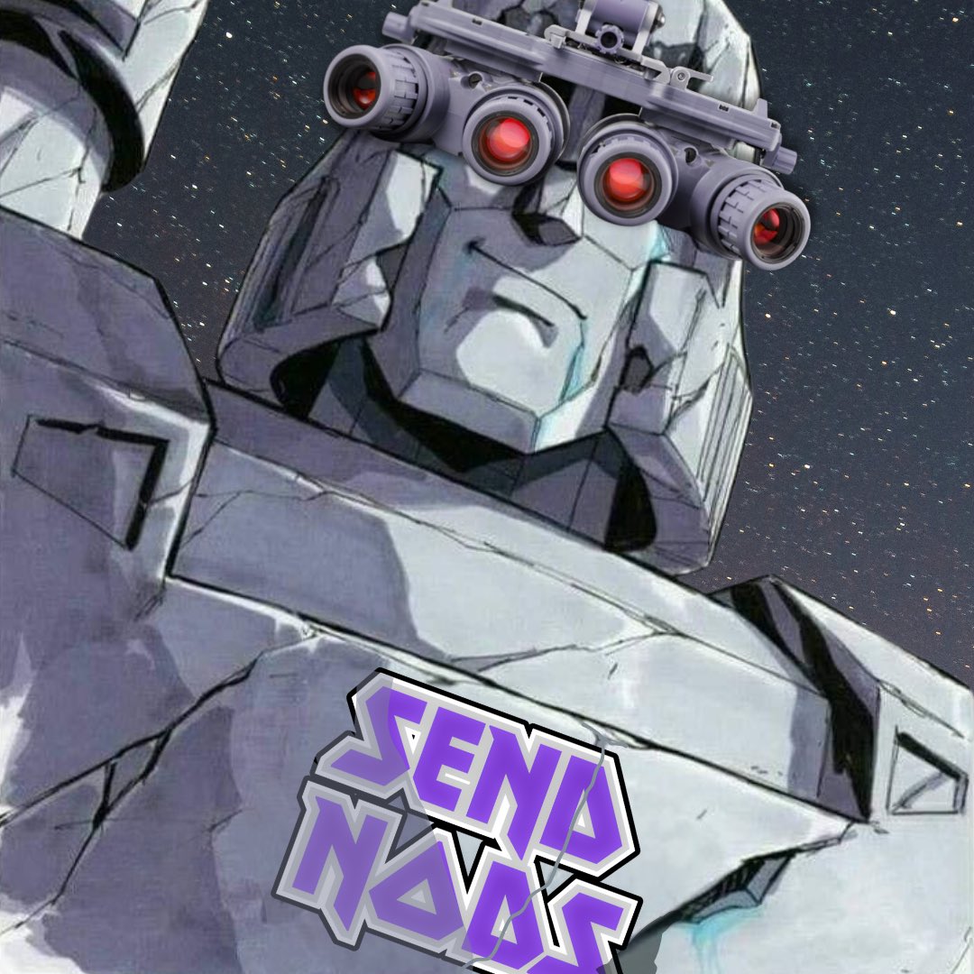 sendnods_com's tweet photo. We get the same smirk every time we put nods on too, Megatron. We're beyond excited to head to NC this weekend to work with @BluBearing https://t.co/rza3nFHOM3