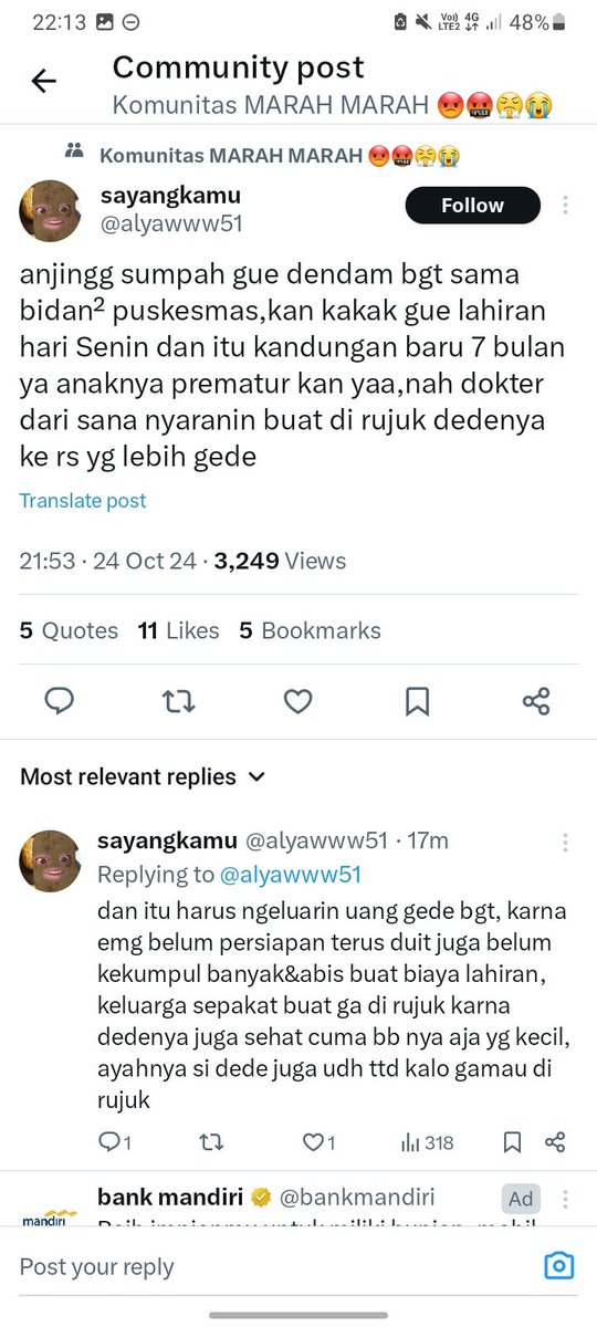 astdewp's tweet image. bodo amatan meskipun ini post manusia lolot udah dihapus, aing terlanjur spechless masih ada manusia nggak tau diri dan terima kasih kayak dia. silakan introspeksi diri dan keluarga besarmu! 
buat adek bayinya semoga tumbuh menjadi anak yg sehat dan bahagia selalu.