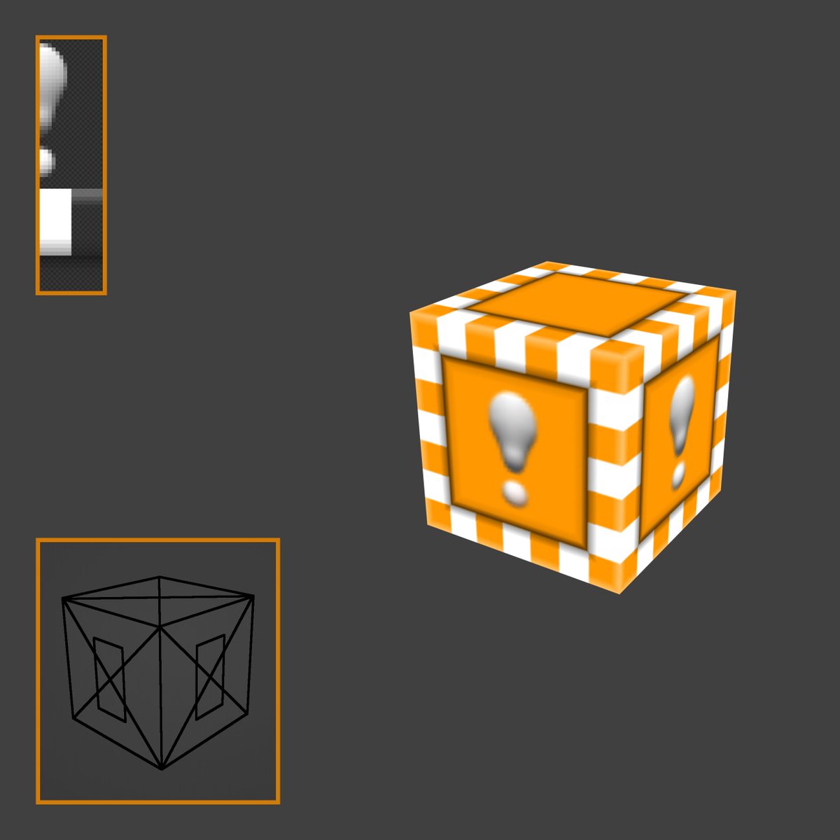 Remaking all the SM64 models for my mod.
Left is vanilla, it uses 2 full color textures.
Right is the new one, it uses a single greyscale texture (1/8th of the size), and renders over 4 times faster (70µs->17µs) while saving 31kb of RAM.

Which do you prefer?