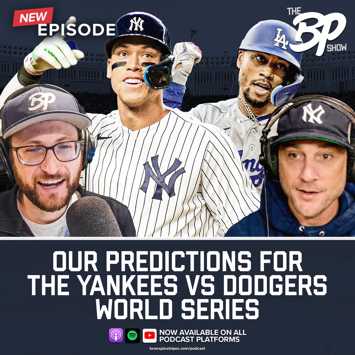 Bronx Pinstripes (@bronxpinstripes) on Twitter photo 🚨New <a href="/YankeesPodcast/">The Bronx Pinstripes Show</a>!🚨
<a href="/ScottReinen/">Scott Reinen</a> and <a href="/Andrew_Rotondi/">Andrew</a> give their World Series Predictions! 🌟
Listen here!🎧
👉smarturl.it/YankeesPodcast
Watch here!📺
👉youtu.be/wBvJcBFxC1k 🚨New <a href="/YankeesPodcast/">The Bronx Pinstripes Show</a>!🚨
<a href="/ScottReinen/">Scott Reinen</a> and <a href="/Andrew_Rotondi/">Andrew</a> give their World Series Predictions! 🌟
Listen here!🎧
👉smarturl.it/YankeesPodcast
Watch here!📺
👉youtu.be/wBvJcBFxC1k