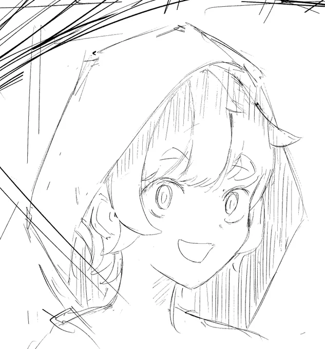 下書き頑張ってるよ 
