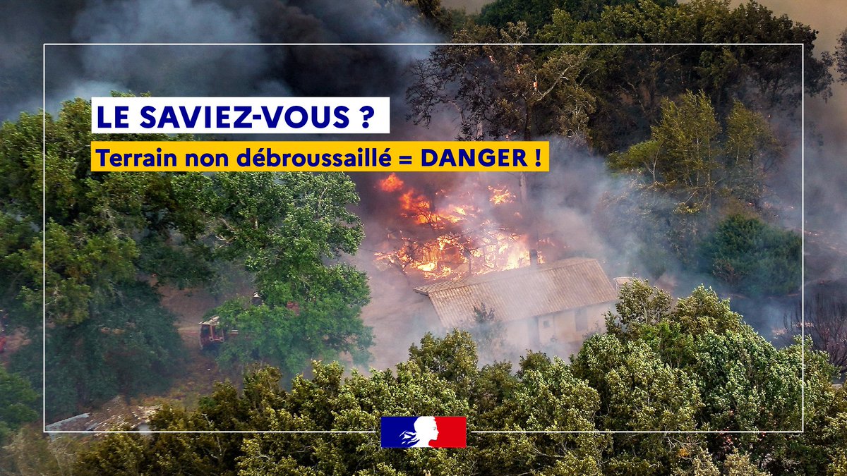 🚨 Ne pas débroussailler = danger ! 

En hiver, on :
✅ Coupe les broussailles,
✅ Supprime les arbustes sous les arbres,
✅ Coupe les branches/arbres en contact avec le bâtiment en éliminant les résidus,
✅ Éloigne les réserves de bois.

Précisions 👉 onf.fr/vivre-la-foret…