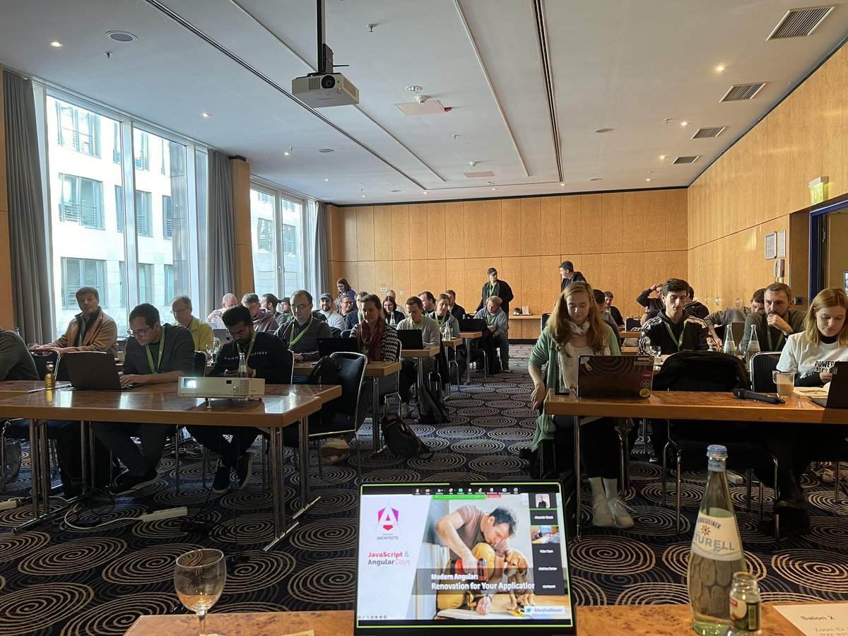 ManfredSteyer's tweet image. Today, at @AngularDays in Berlin, I migrated a classic #Angular application to #ModernAngular. People liked all the schematics for automatic migrations, e.g. to esbuild, ssr, standalone, inject, control flow. Also, there was a lot of interest into Signals.