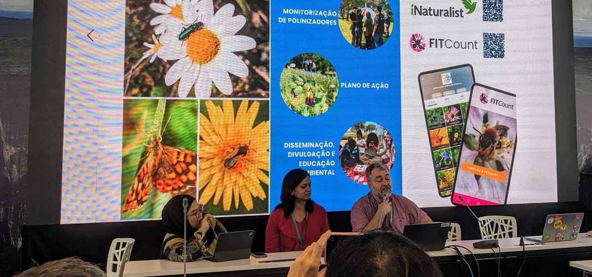 Tom August (@tomaugust85) on Twitter photo Great to see the <a href="/PoMScheme/">UK Pollinator Monitoring Scheme</a> Fit count app getting praise at the #COP16Colombia session on Women &Citizen Science Great to see the <a href="/PoMScheme/">UK Pollinator Monitoring Scheme</a> Fit count app getting praise at the #COP16Colombia session on Women &Citizen Science
