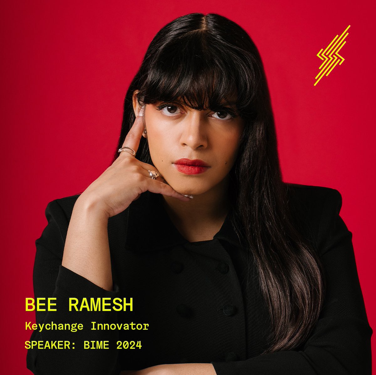 ⚡️Keychange Innovator: Bee Ramesh⚡️
Join us next Tuesday, 4pm at <a href="/BIMEnet_/">BIME</a> with Bee Ramesh, who will be running a workshop titled “From Identity to Impact: Crafting an Artist’s Brand and Expanding with Cross-Cultural Marketing”.
Full details here:
bime.org/en/event/de-la…