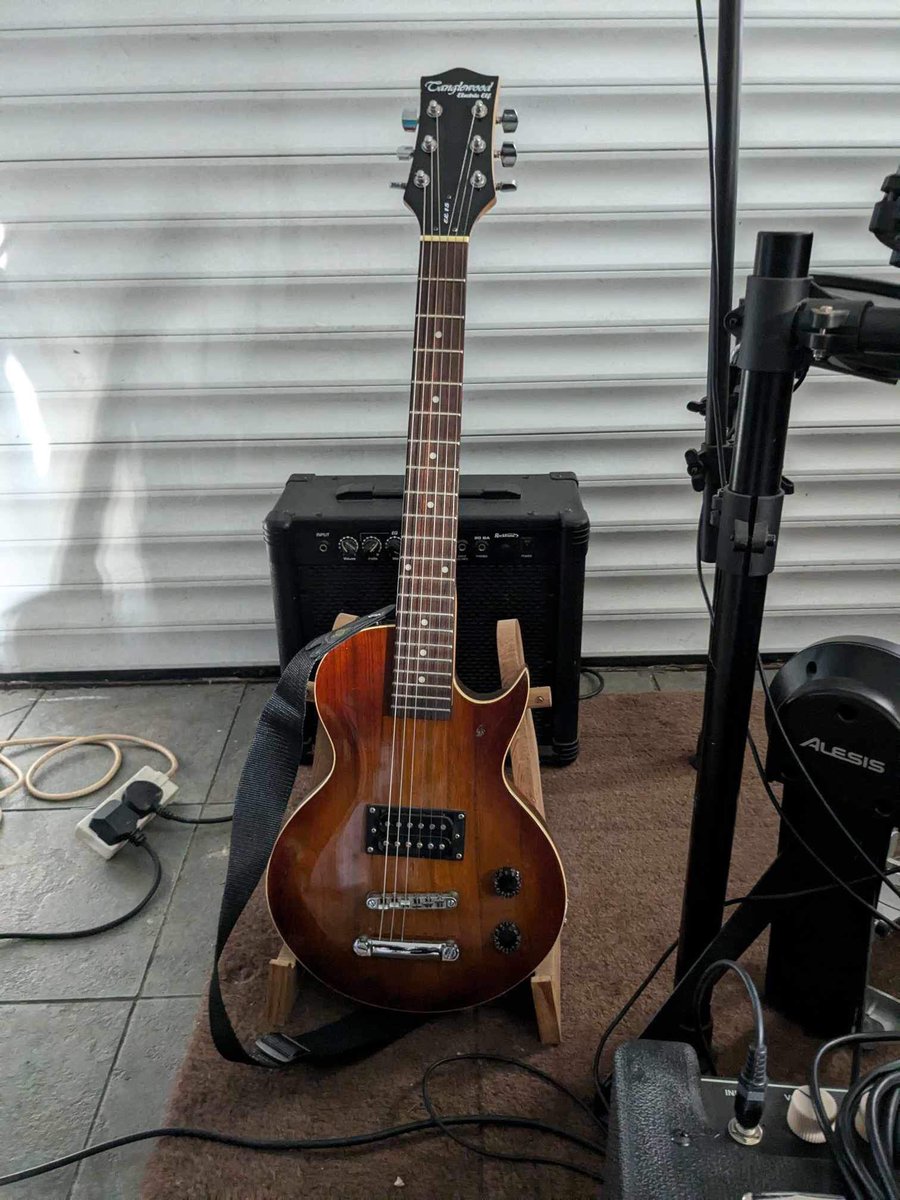 ladyinblack0665's tweet image. Lovely little Tanglewood Electric Elf #Guitar #6Strings