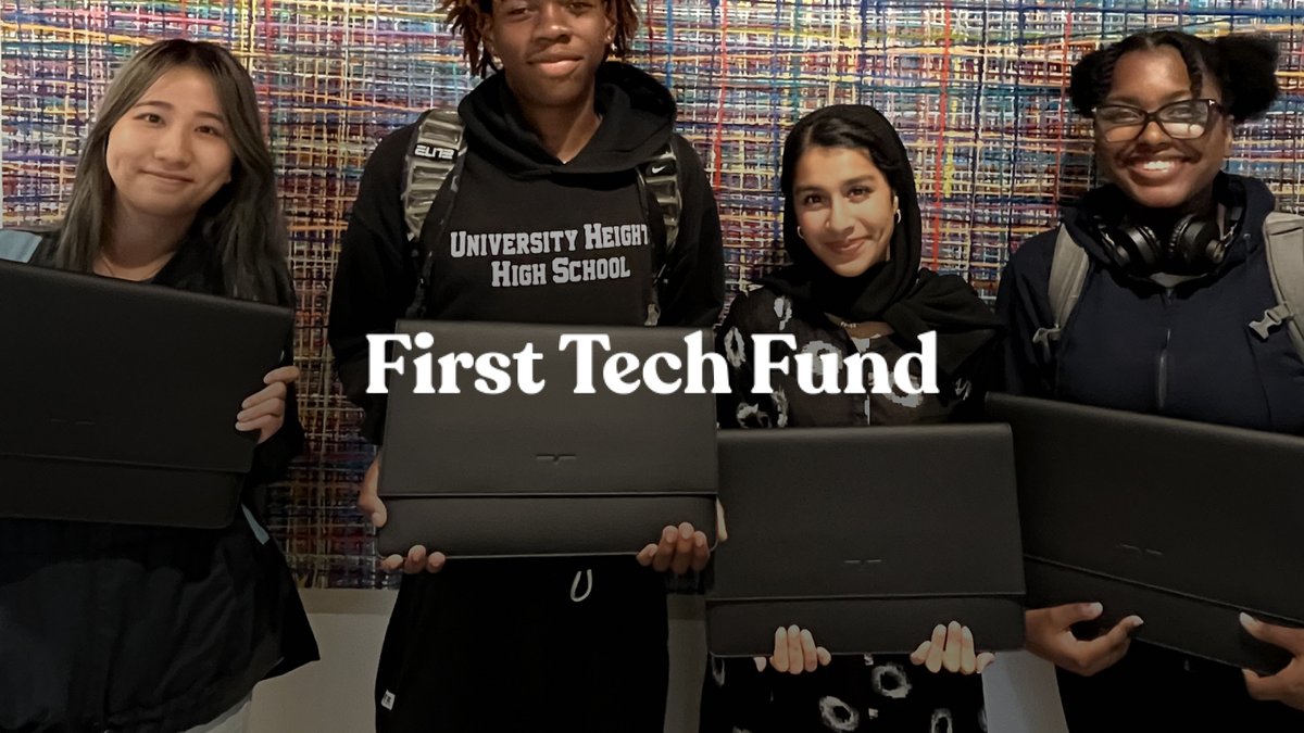 vonHolzhausen's tweet image. We’re proud to partner with First Tech Fund and support under served youth through tech by donating our tech cases to the next generation of innovators - continuing our commitment to people and the planet. #education #sustainability #tech