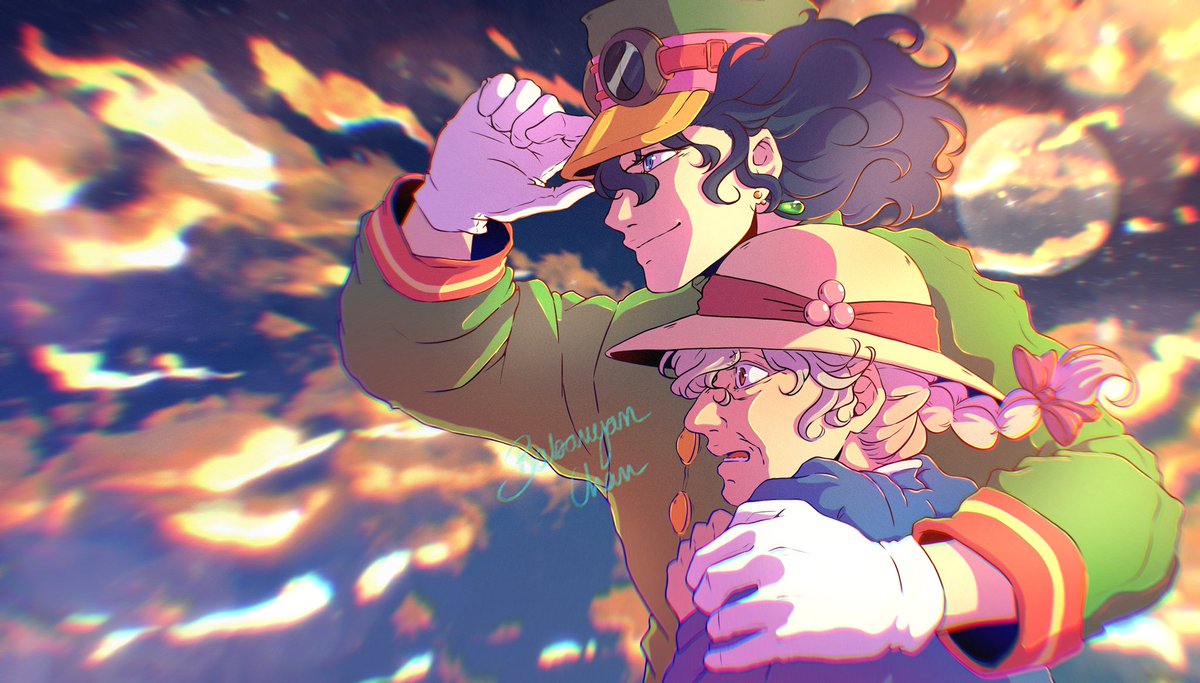 Aaaaaaaah
Un redraw d’un dessin de 2019 !!
Vive ce film (Le Château Ambulant pour cell.eux qui ne reconnaissent pas héhé)