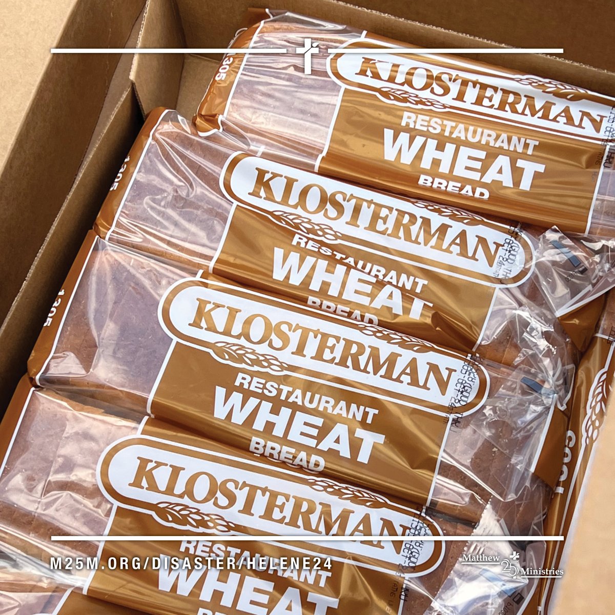 M25M_org's tweet image. Last week, Matthew 25 airlifted thousands of loaves of bread and other supplies to isolated areas of North Carolina and Tennessee that are still recovering from the devastating impacts of Hurricane Helene. Delivering this essential food and aid by helicopter allowed us to quickly…