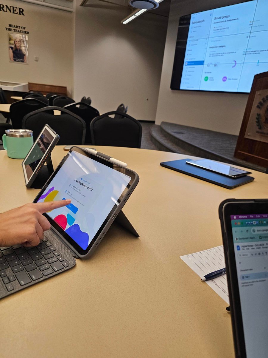 Digital_PCA's tweet image. Exciting week for our Plano &amp;amp; North teachers! 🎉 They&apos;re diving into Apple PD training to enhance their skills with Apple Classroom and Schoolwork. 📱🍎 Empowering our educators to create interactive and engaging learning experiences! @Bljbrown @PrestonwoodPCA @pcanorthcampus