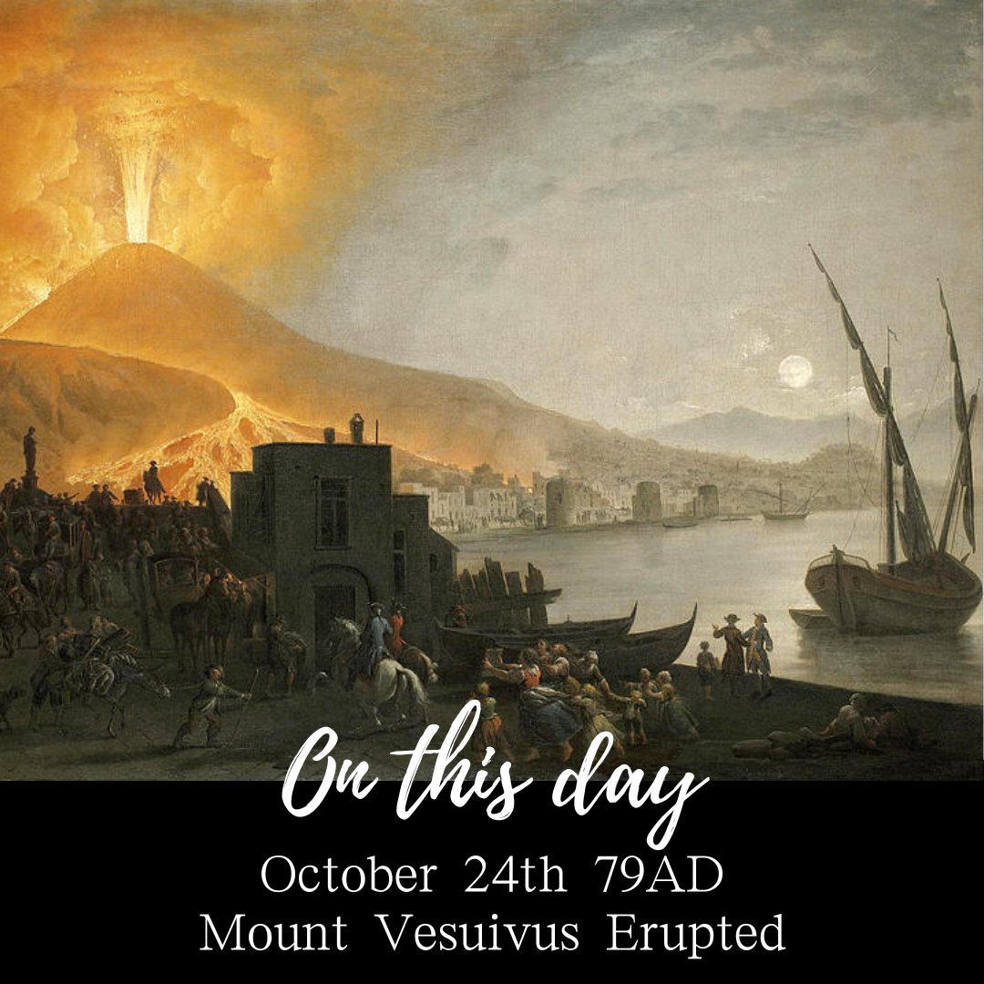 On this day in 79 AD Mount Vesuvius erupted burying the towns of Pompeii and Herculaneum. Fnd out more about the eruption in our Could You Survive Pompeii? episode.⁠
⁠
Listen here: bit.ly/3Lo1fqc