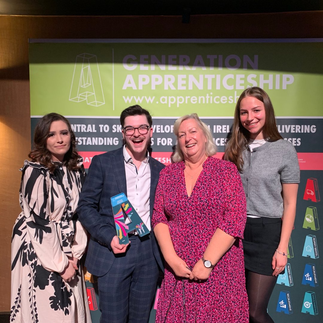 FastrackintoIT's tweet image. Huge congratulations to FIT Apprentice, Jack Yeates who won the ICT Category award at the Apprentice of the Year Awards last night! A fantastic achievement, and a testament to his hard work throughout the programme with @salesforce!

@apprenticesIrl #TechApprenticeship #ThisisFIT