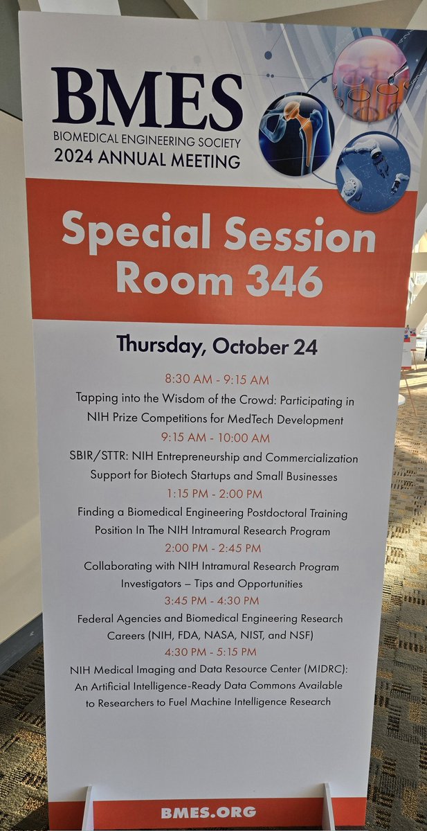 Platt Lab (@drplattlab) on Twitter photo Are you looking for a postdoc position at #BMES2024 ? Come learn about Postdoc positions <a href="/NIH/">NIH</a> today at 1:15 pm in Room 346 <a href="/BMESociety/">Biomedical Engineering Society</a> conference. Current postdocs from <a href="/NIBIBgov/">NIBIB</a> <a href="/theNCI/">National Cancer Institute</a> and <a href="/ncats_nih_gov/">NCATS</a> will be there Are you looking for a postdoc position at #BMES2024 ? Come learn about Postdoc positions <a href="/NIH/">NIH</a> today at 1:15 pm in Room 346 <a href="/BMESociety/">Biomedical Engineering Society</a> conference. Current postdocs from <a href="/NIBIBgov/">NIBIB</a> <a href="/theNCI/">National Cancer Institute</a> and <a href="/ncats_nih_gov/">NCATS</a> will be there