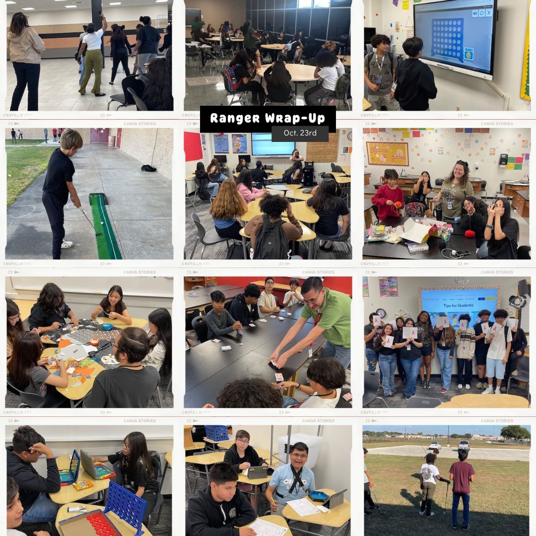 Wednesday afternoon, students were able to participate in their Ranger Wrap-Up club! The enjoyed everything from learning glam tips and tricks, golf, dancing, magic/card tricks, arts and crafts and so much more! #RangerPride